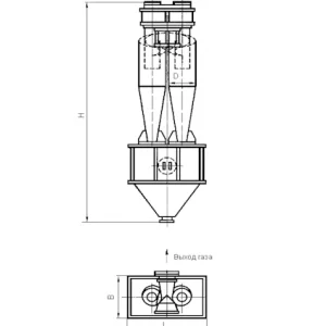 ЦН-15-450-2УП Циклон