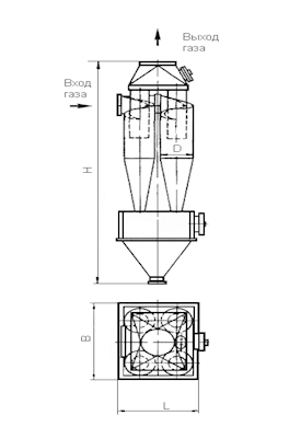 ЦН-15-500-4СП Циклон